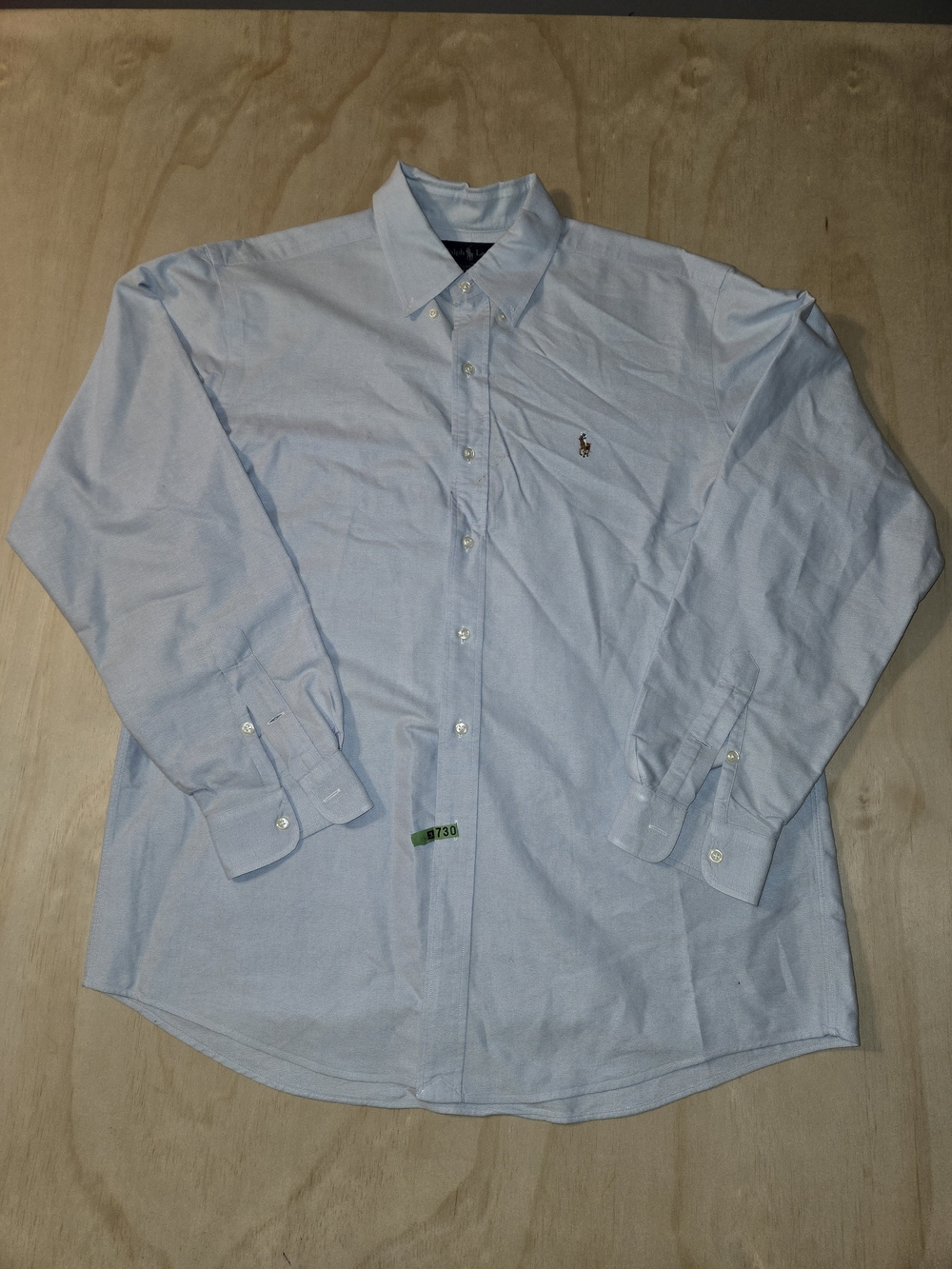 Polo by Ralph Lauren Men's Light Blue Button-Down Oxford Shirt